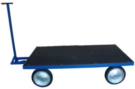 Wózek platformowy ręczny (koła: pneumatyczne 350 mm, nośność: 1500 kg, wymiary: 1000x2000 mm) 13340567